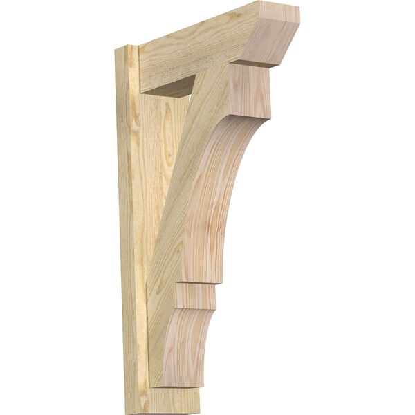 Ekena Millwork Balboa Slat Rough Sawn Outlooker, Douglas Fir, 6"W x 18"D x 30"H OUT06X18X30BOA06RDF - main